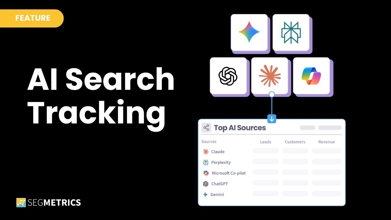 AI Search Tracking feature from SegMetrics for marketing analytics