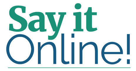 Say It Online
