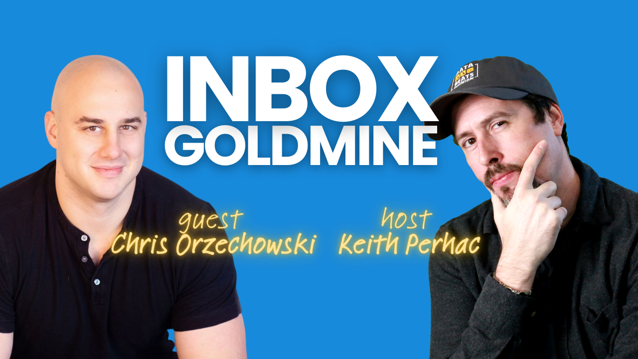 Inbox Goldmine - Episode 11 of Data Beats Opinion podcast - Guest Chris Orzezchowski - banner image