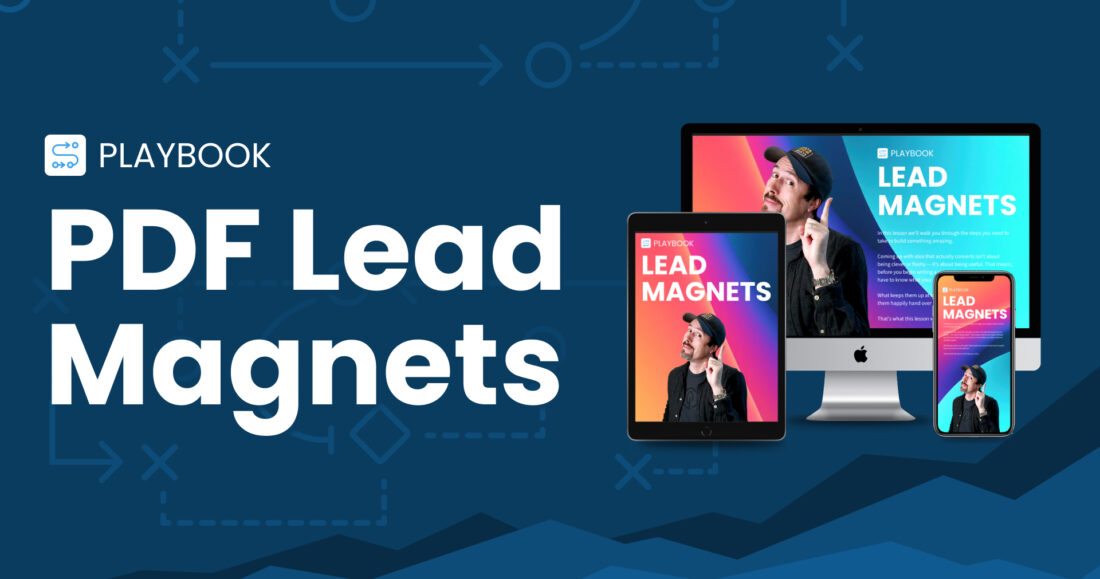 How to generate leads with PDF lead magnets - Playbook announcement banner