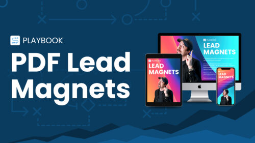 How to generate leads with PDF lead magnets - Playbook announcement banner