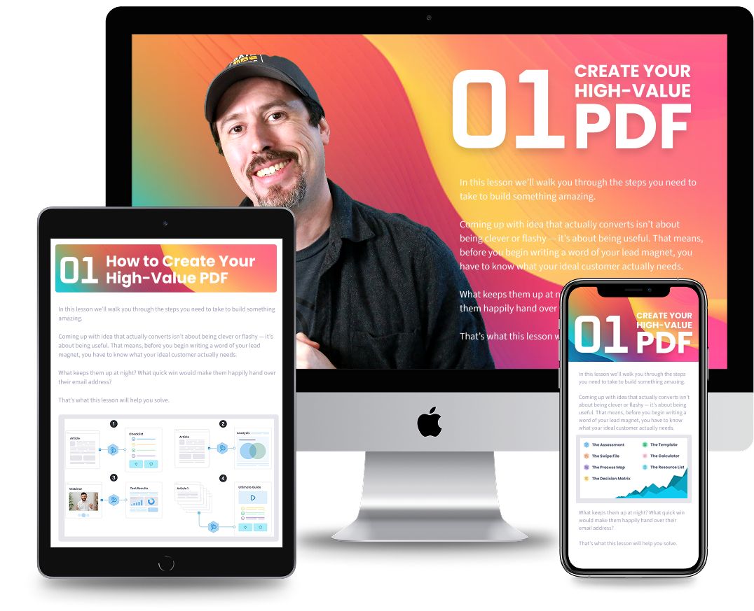 PDF Lead Magnet Playbook - Lesson 01 - Create a high-value PDF